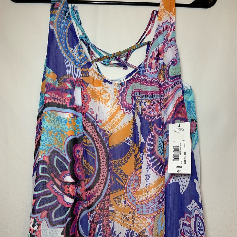 Bold Elements Colorful Dress NWT